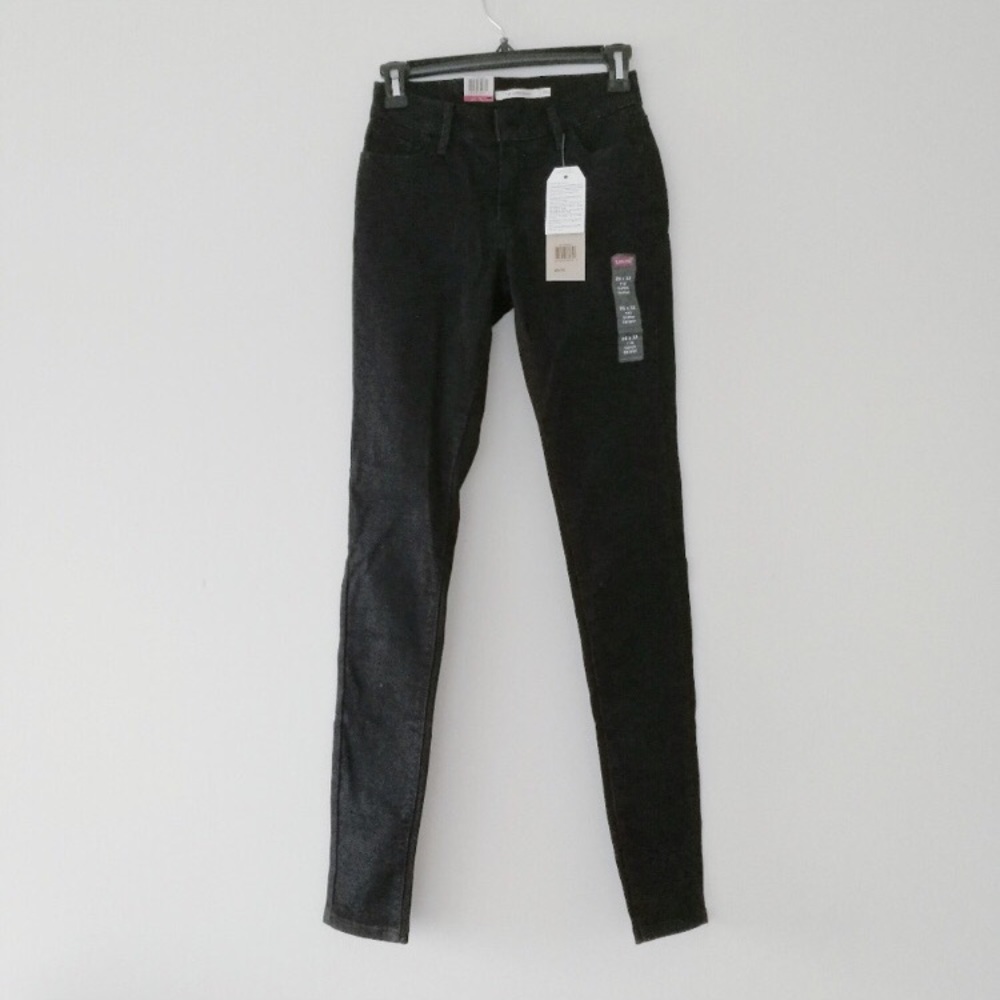 Levi Super Skinny 711 26x32 Black